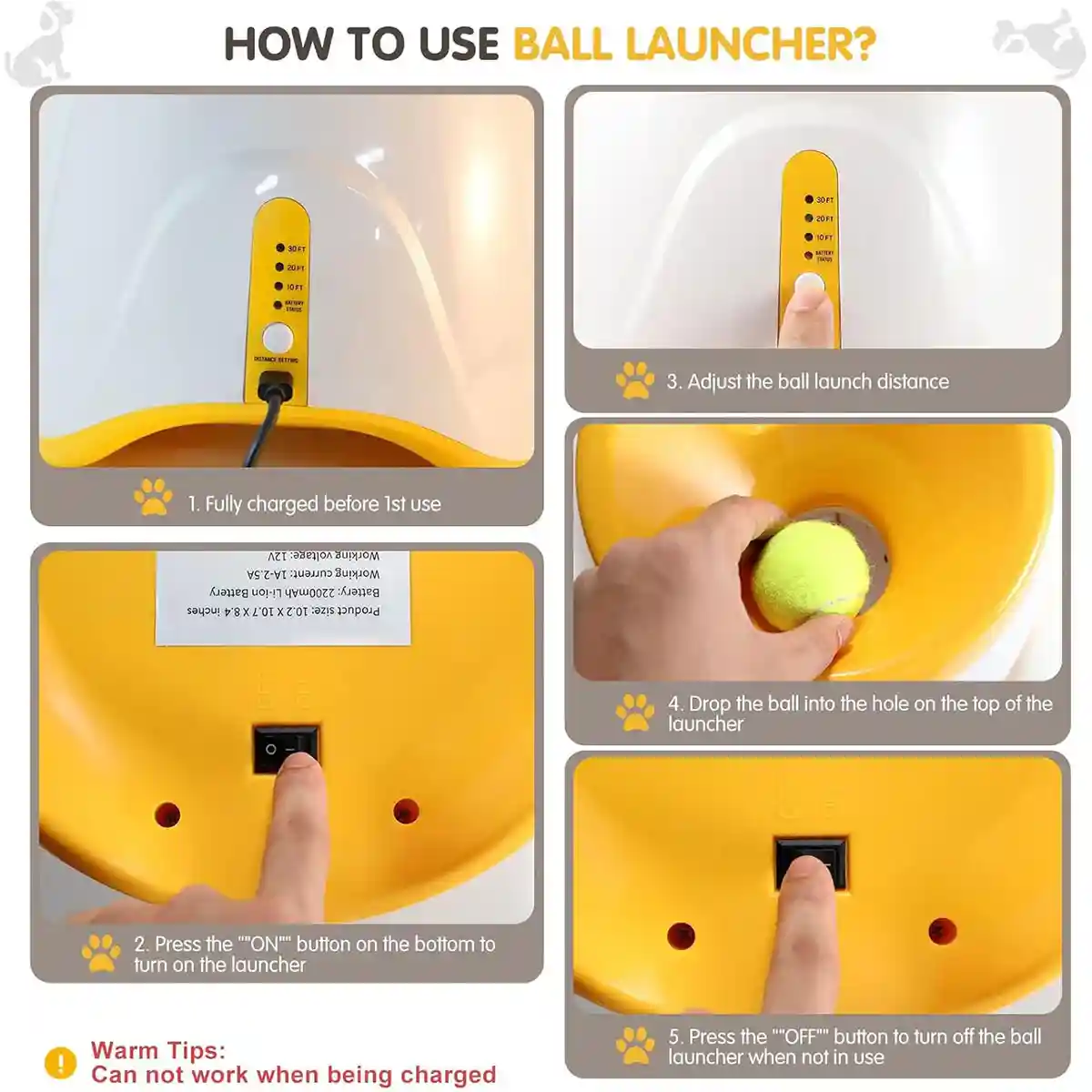 Dog Ball Thrower Outdoor Elastic Tennis Launcher Dog Toy Automatic Ball Machine - Image 10
