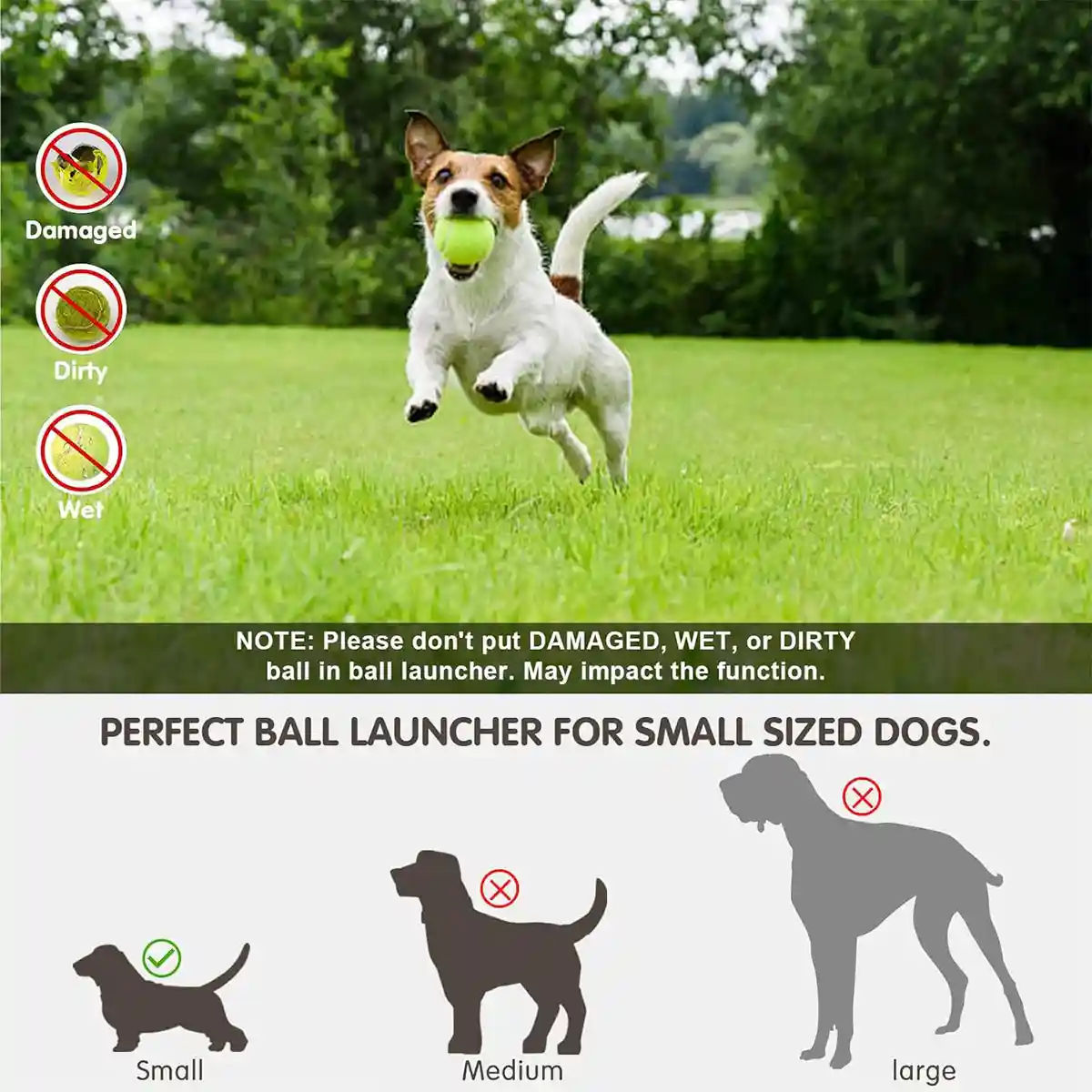 Dog Ball Thrower Outdoor Elastic Tennis Launcher Dog Toy Automatic Ball Machine - Image 8