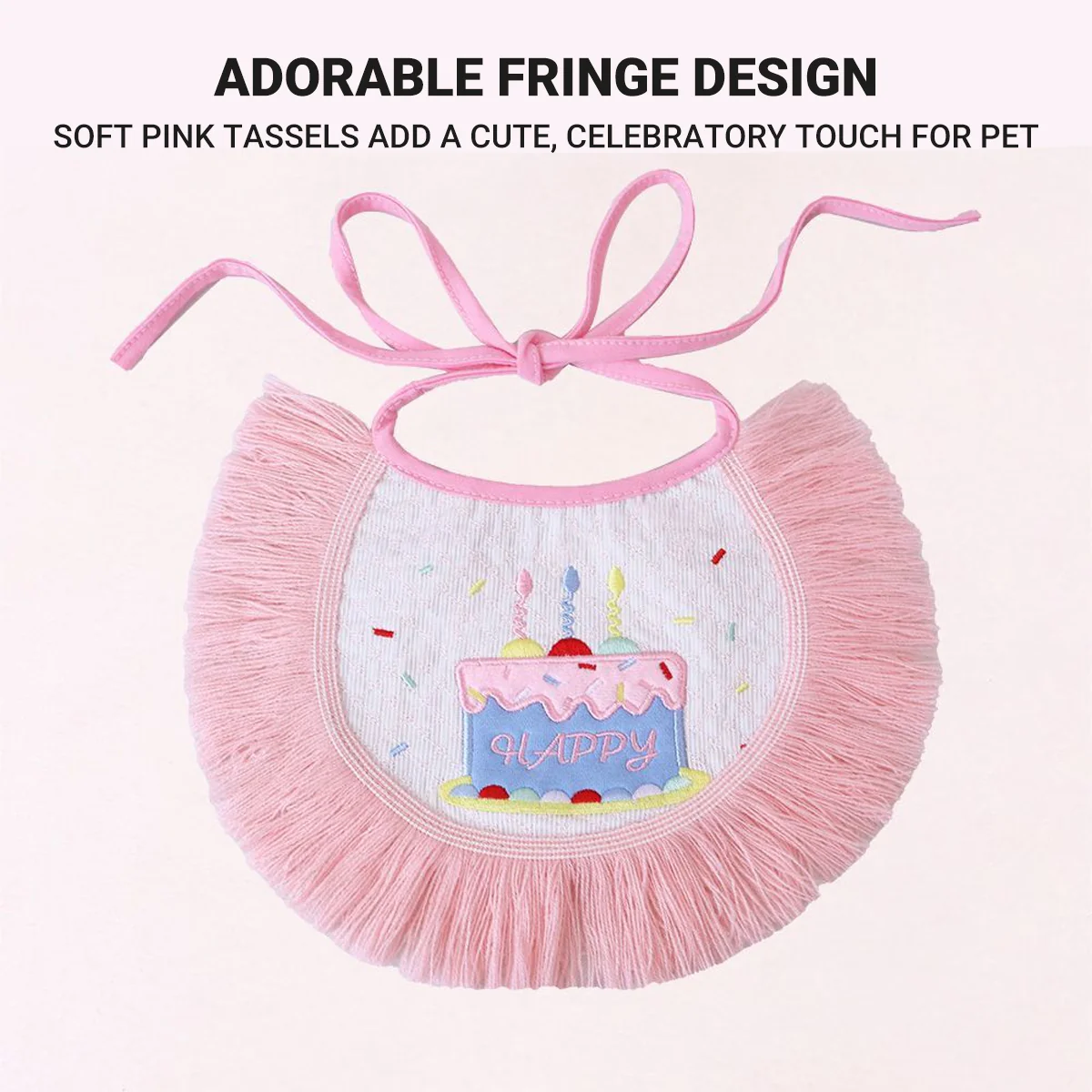 Pet Birthday Outfit Birthday Bib And Hat Set - Image 4