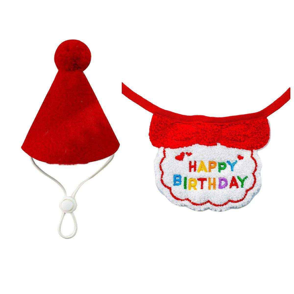 Pet Ins Wind Birthday Saliva Towel Bib Scarf Dog Cat Hat Decorations - Image 16