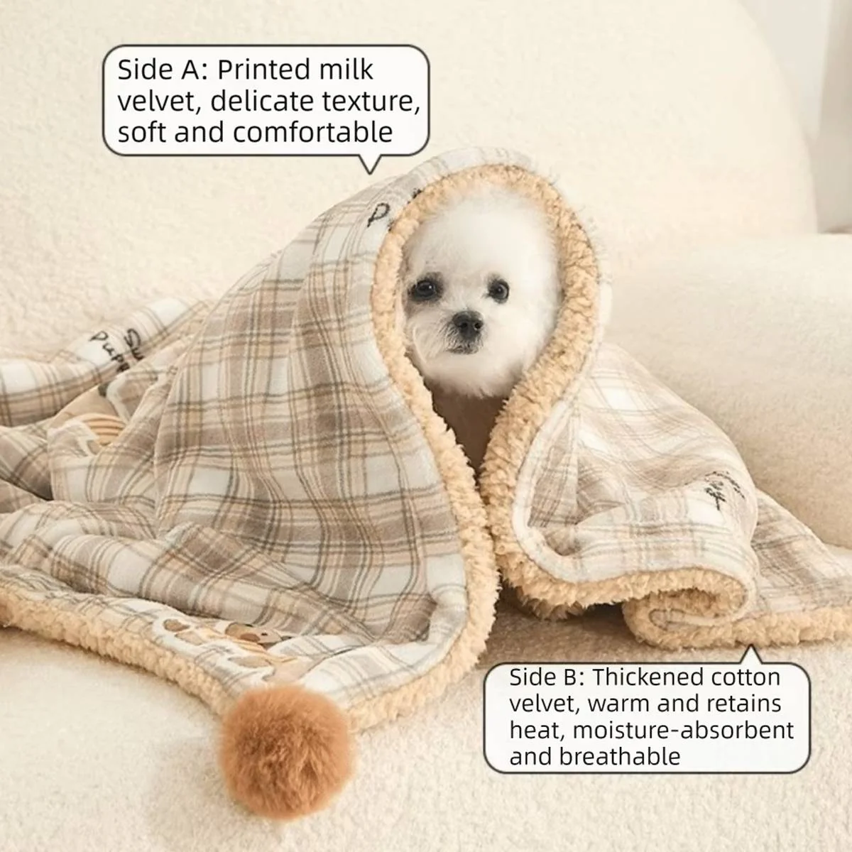 Pet Blanket Pillow Set - Image 4