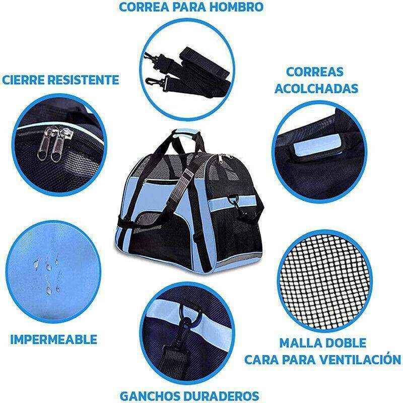 Portable Pet Carrier Bag 4 Colours - Image 3