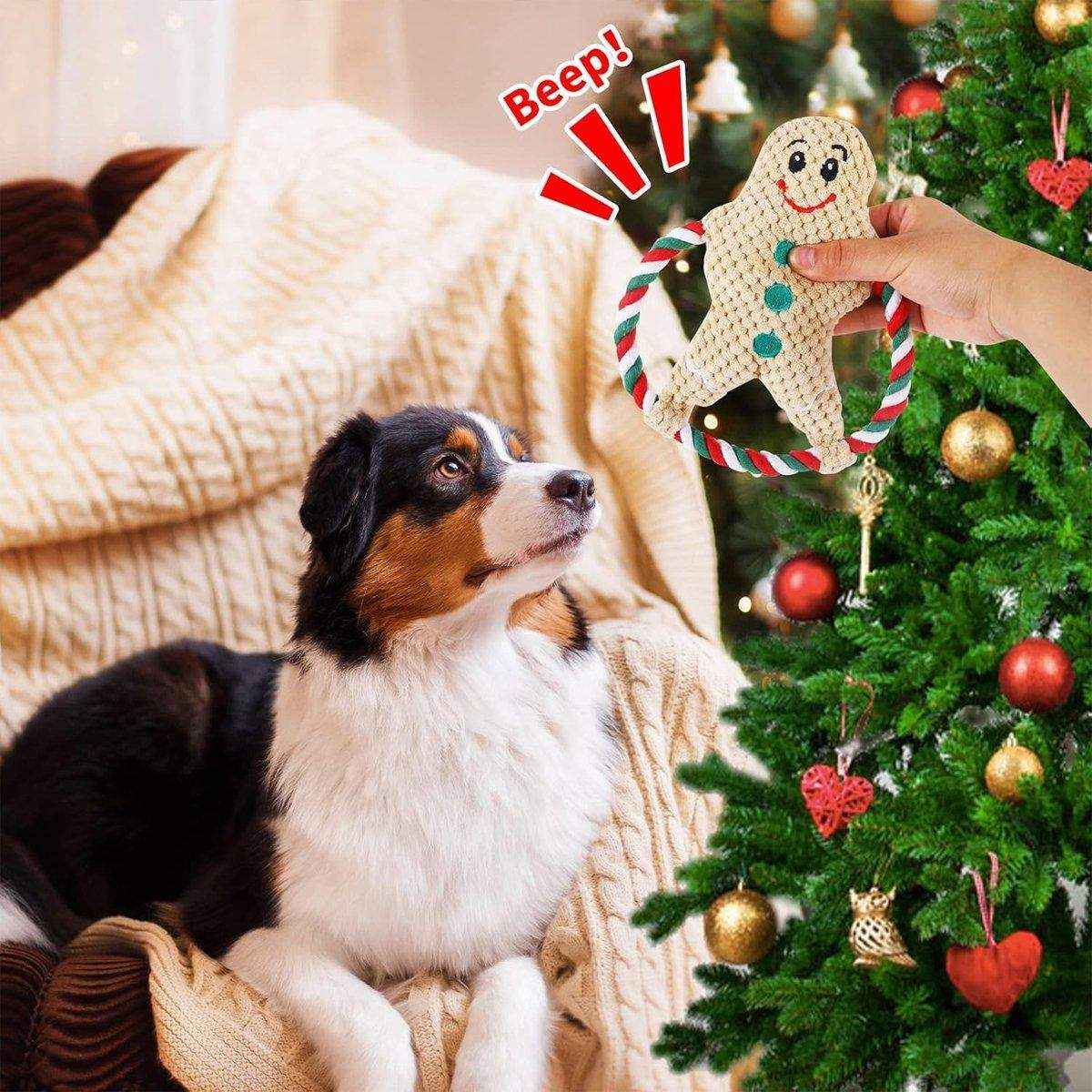 Pet Christmas Plush Toy - Festive Dog Bite Companion - Image 10