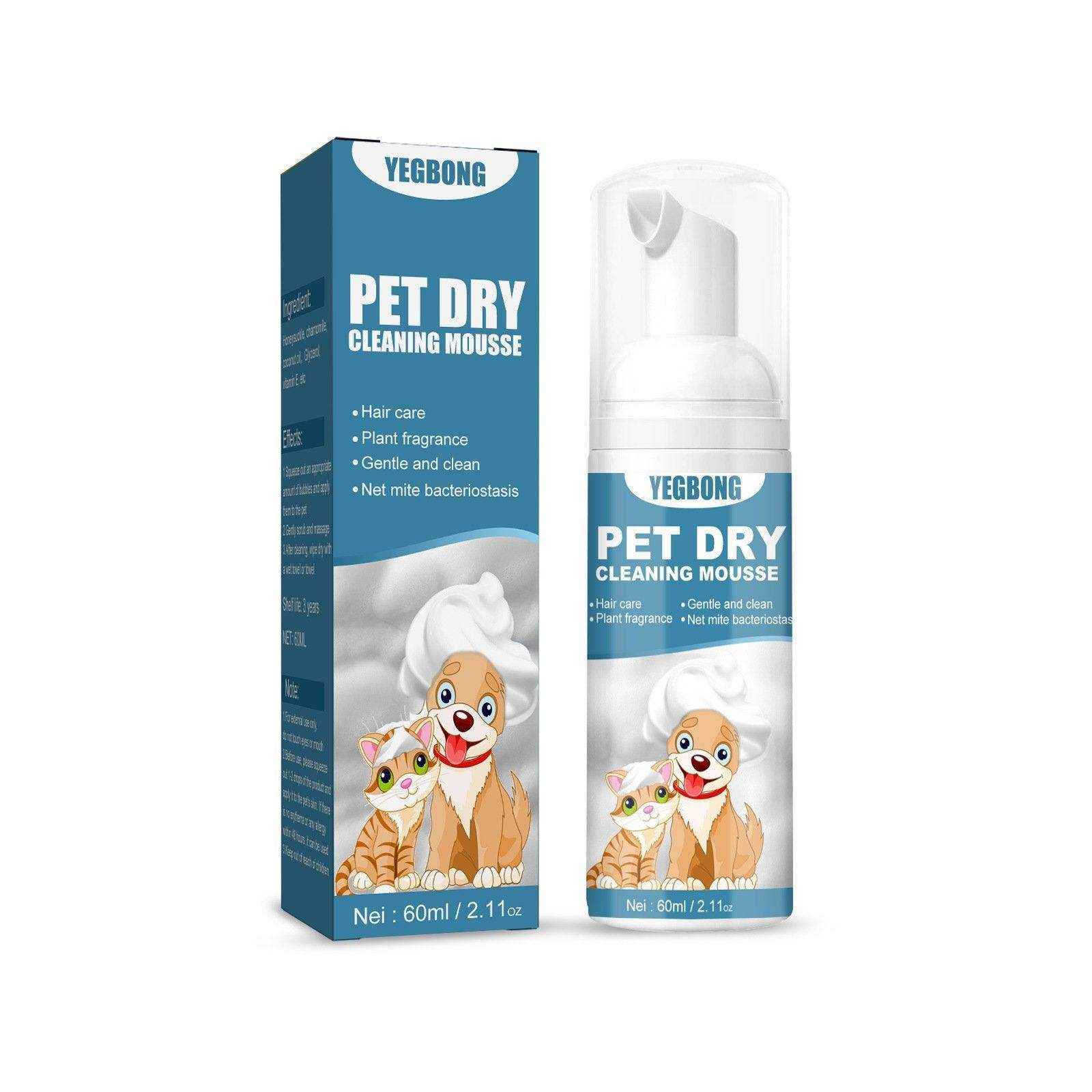 Pet Dry Cleaning Agent Cat Dog Bathing Dry Cleaning Foam Shower Gel Wash-Free - Image 7