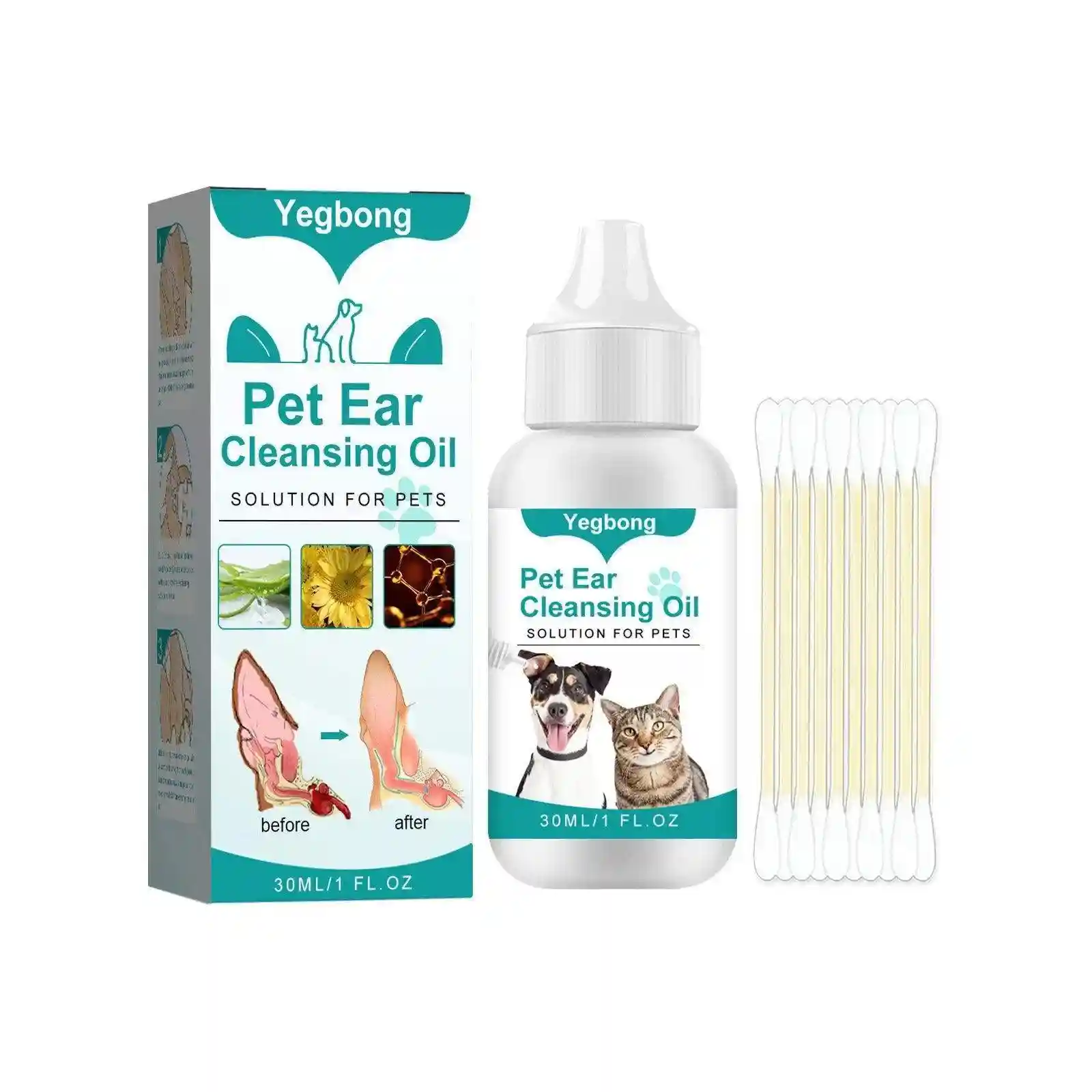 Pet Ear Cleaning Oil Cats And Dogs Ear Cleaning Ear Cleaning Ear Cleaning Oil - Image 13