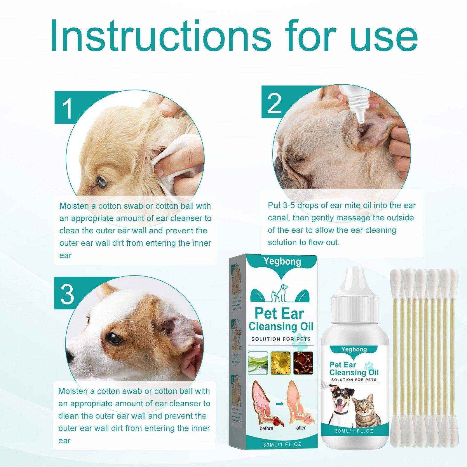 Pet Ear Cleaning Oil Cats And Dogs Ear Cleaning Ear Cleaning Ear Cleaning Oil - Image 8