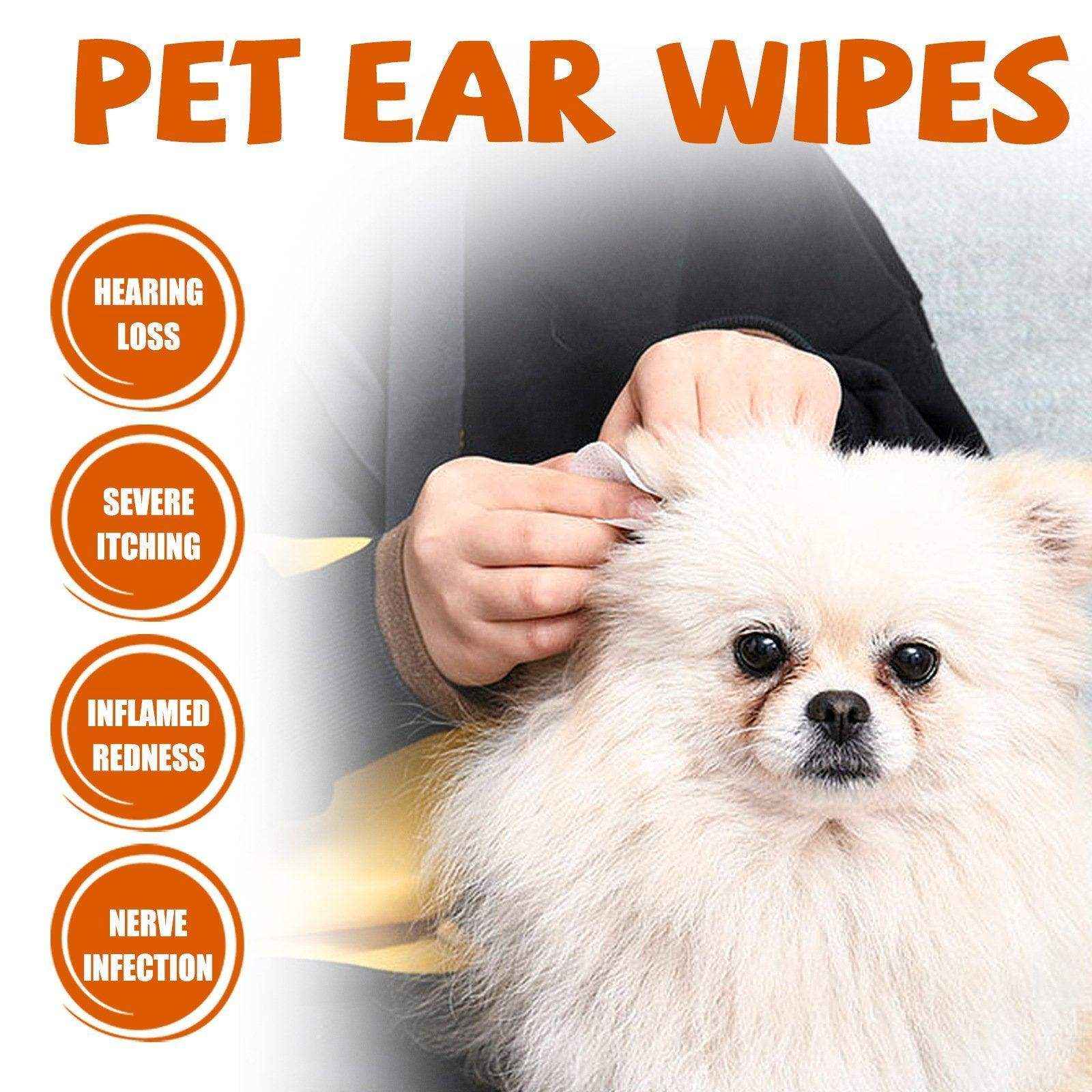 Gentle Pet Ear Wipes For Cats and Dogs - Effective Cleaning and Anti-Odor Mite Protection - Image 8