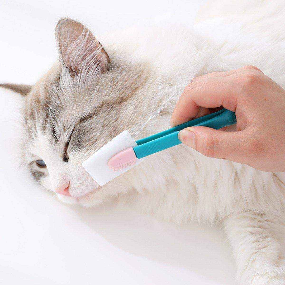 Tear Stain Remover Silicone Pet Eye Brush Grooming Tool for Cats Dogs Cleaning - Image 4