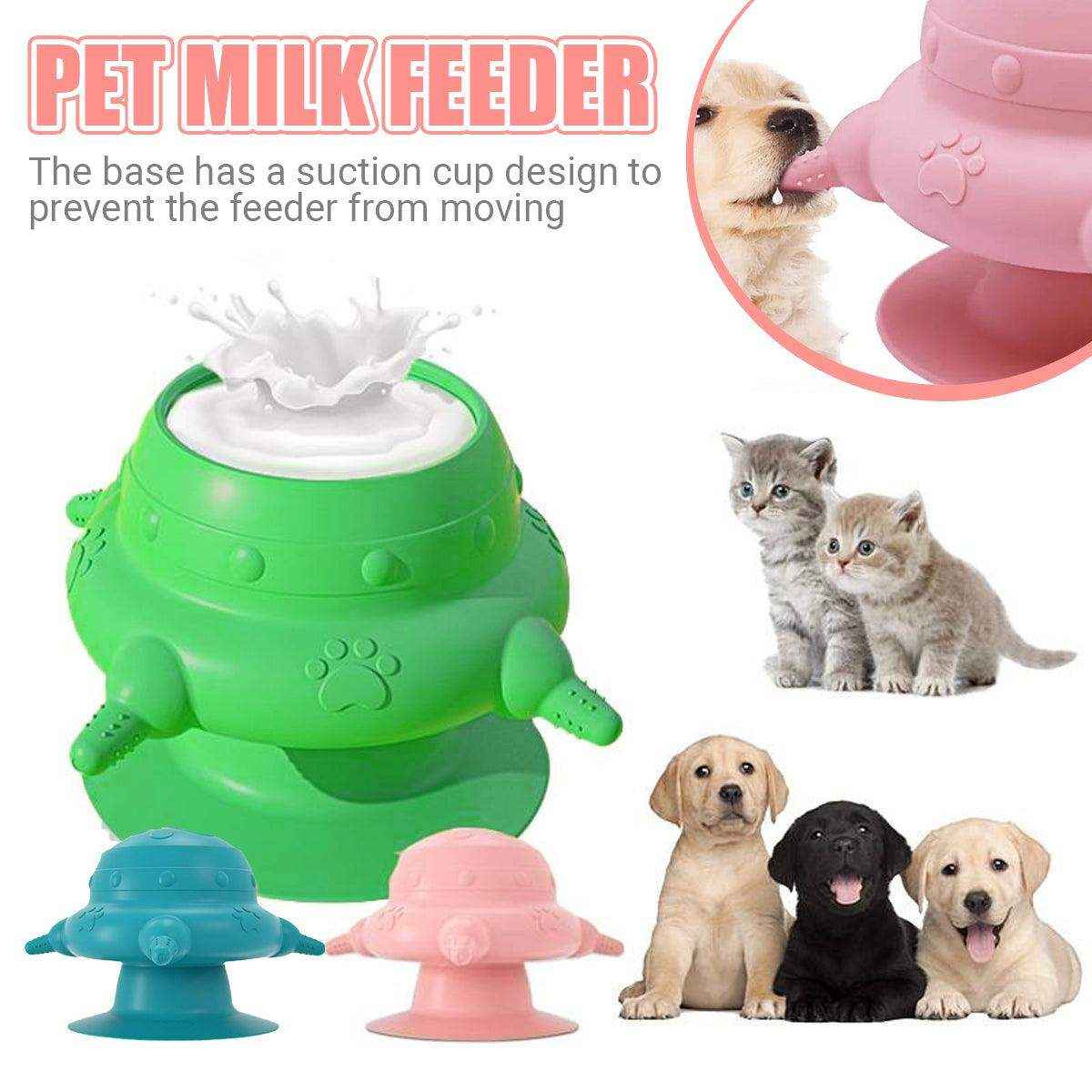 Pet Feeding Water Feeding Artifact Silicone Pet Breast-feeding Anti-choking - Image 2