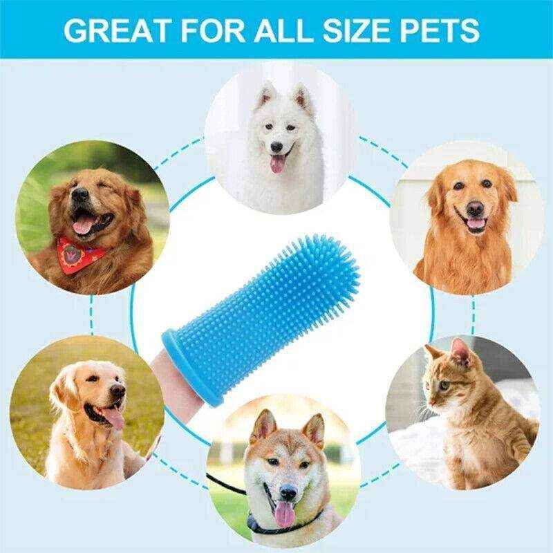 Dog Cat Super Soft Pet Finger Toothbrush Teeth Silicone Brush Care Cleaning - Image 11