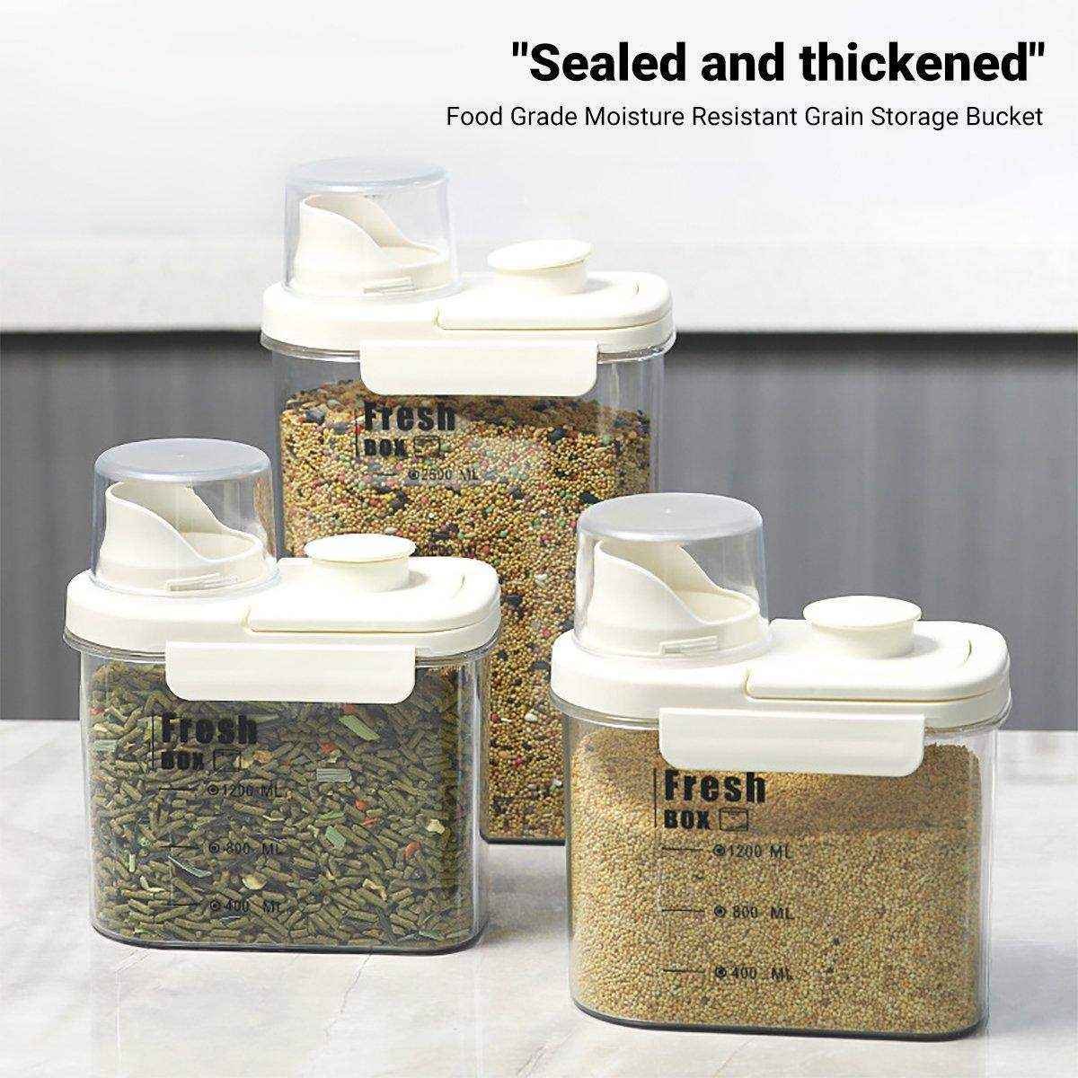 Pet Food Snacks Cat And Dog Food Storage Moisture-proof Parrot Food Storage Box - Image 3