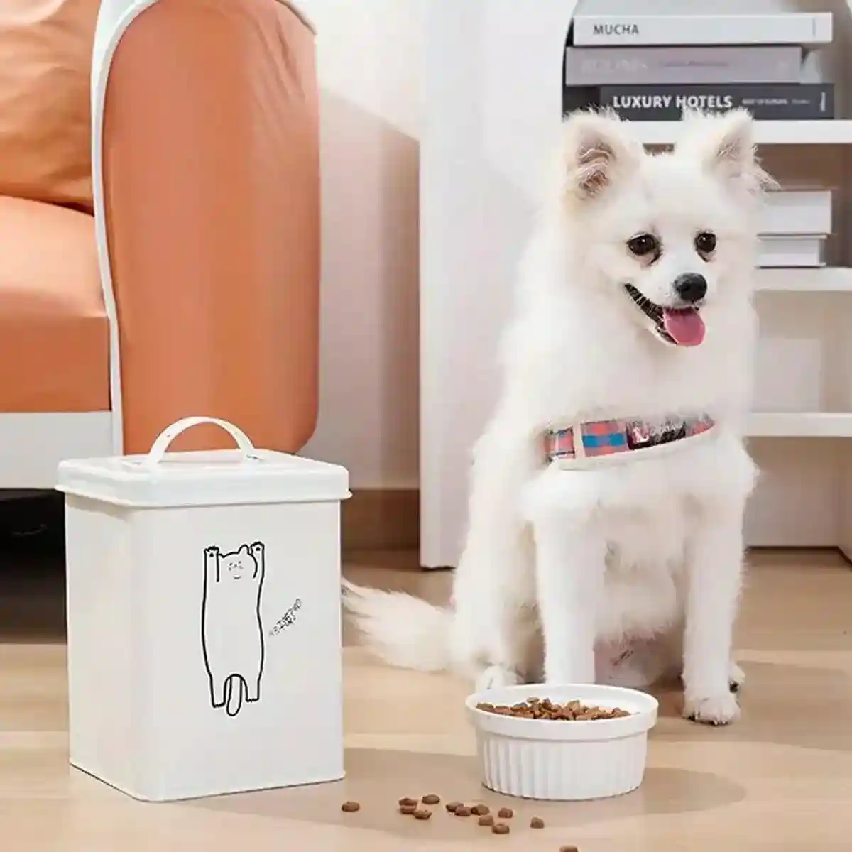 Pet Food Storage Container with Measuring Scoop 6L - Image 12