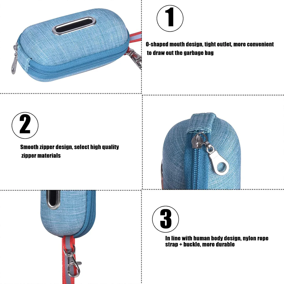 Pet Garbage Bag Picker Bag Storage Dog Poop Bag Dispenser - Image 11