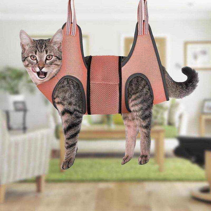 Stress-Free Trimming for Cats and Small Pets with Pet Grooming Hammock - Image 3