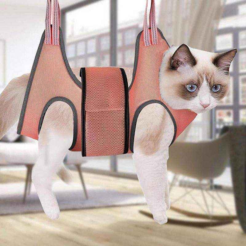 Stress-Free Trimming for Cats and Small Pets with Pet Grooming Hammock - Image 4