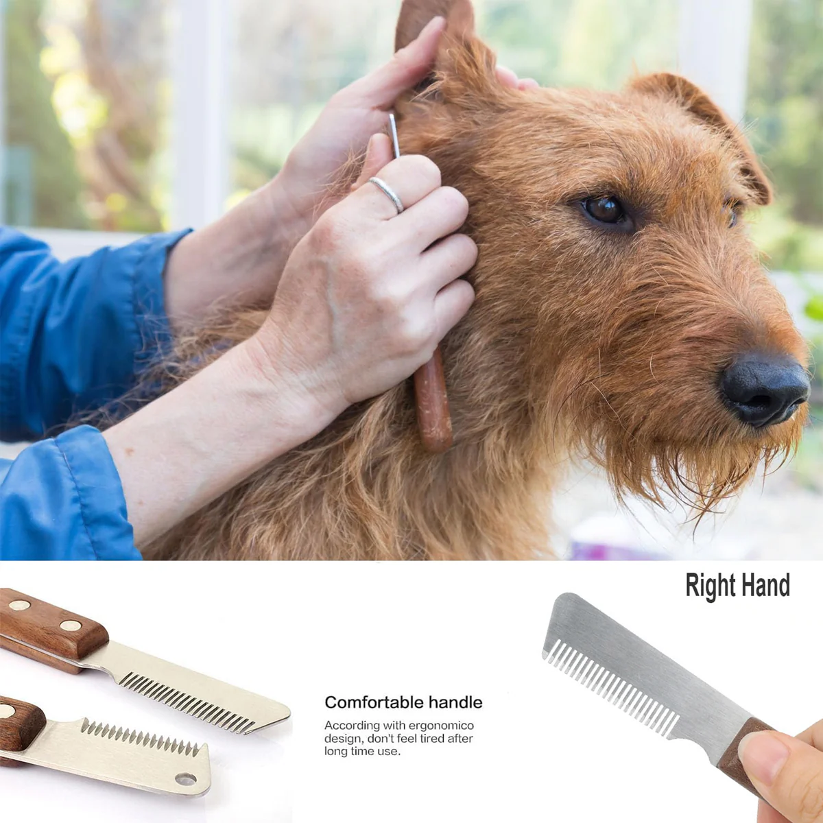 Pet Grooming Pluck Knife For Dogs - Image 3