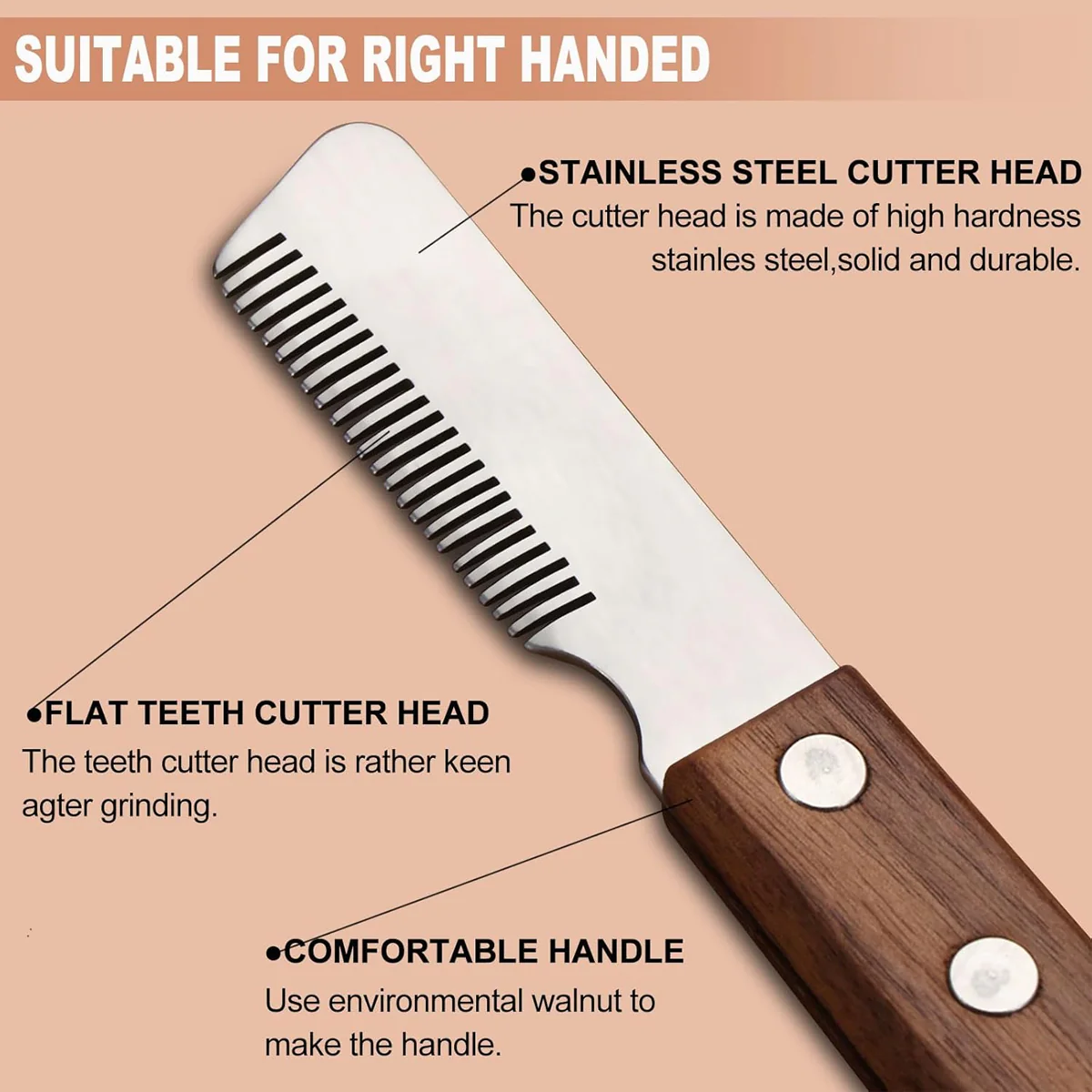 Pet Grooming Pluck Knife For Dogs - Image 4