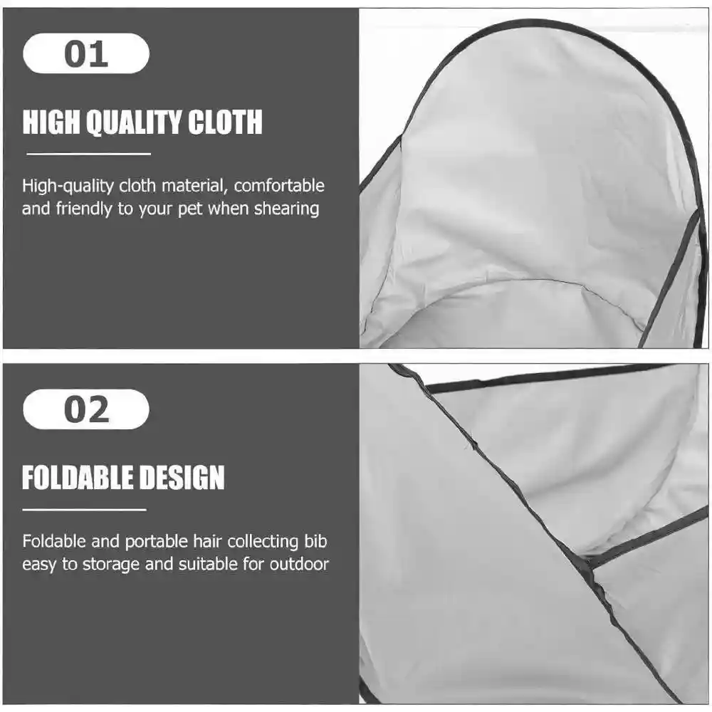 Pet Grooming Shearing Haircut Bib for Pets 5 Colors - Image 5