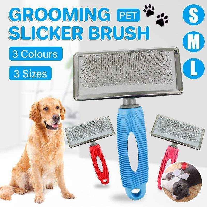 Pet Grooming Slicker Brush – Effective Cat & Dog Deshedding Tool - Image 12