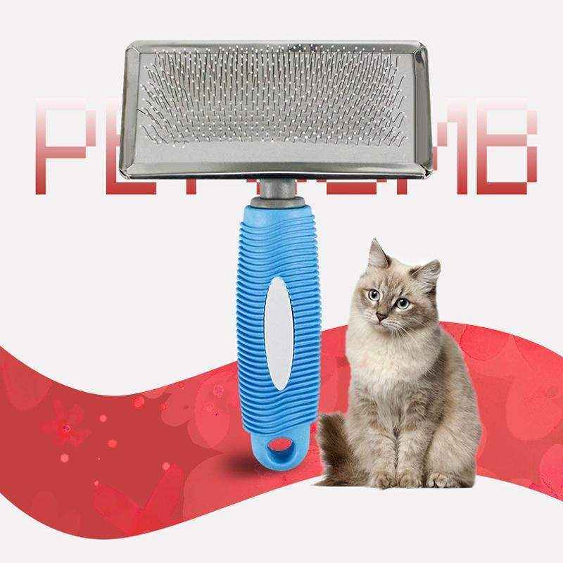 Pet Grooming Slicker Brush – Effective Cat & Dog Deshedding Tool - Image 4