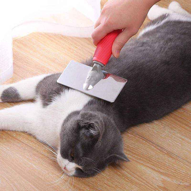 Pet Grooming Slicker Brush – Effective Cat & Dog Deshedding Tool - Image 5