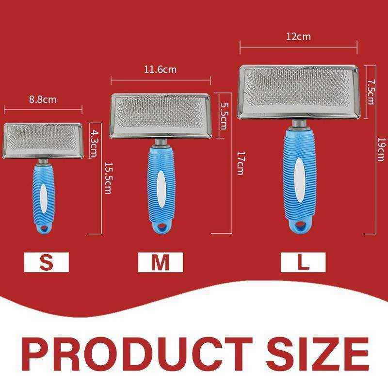 Pet Grooming Slicker Brush – Effective Cat & Dog Deshedding Tool - Image 6
