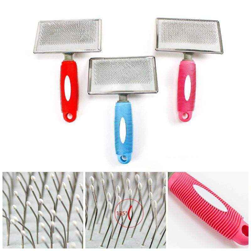 Pet Grooming Slicker Brush – Effective Cat & Dog Deshedding Tool - Image 7