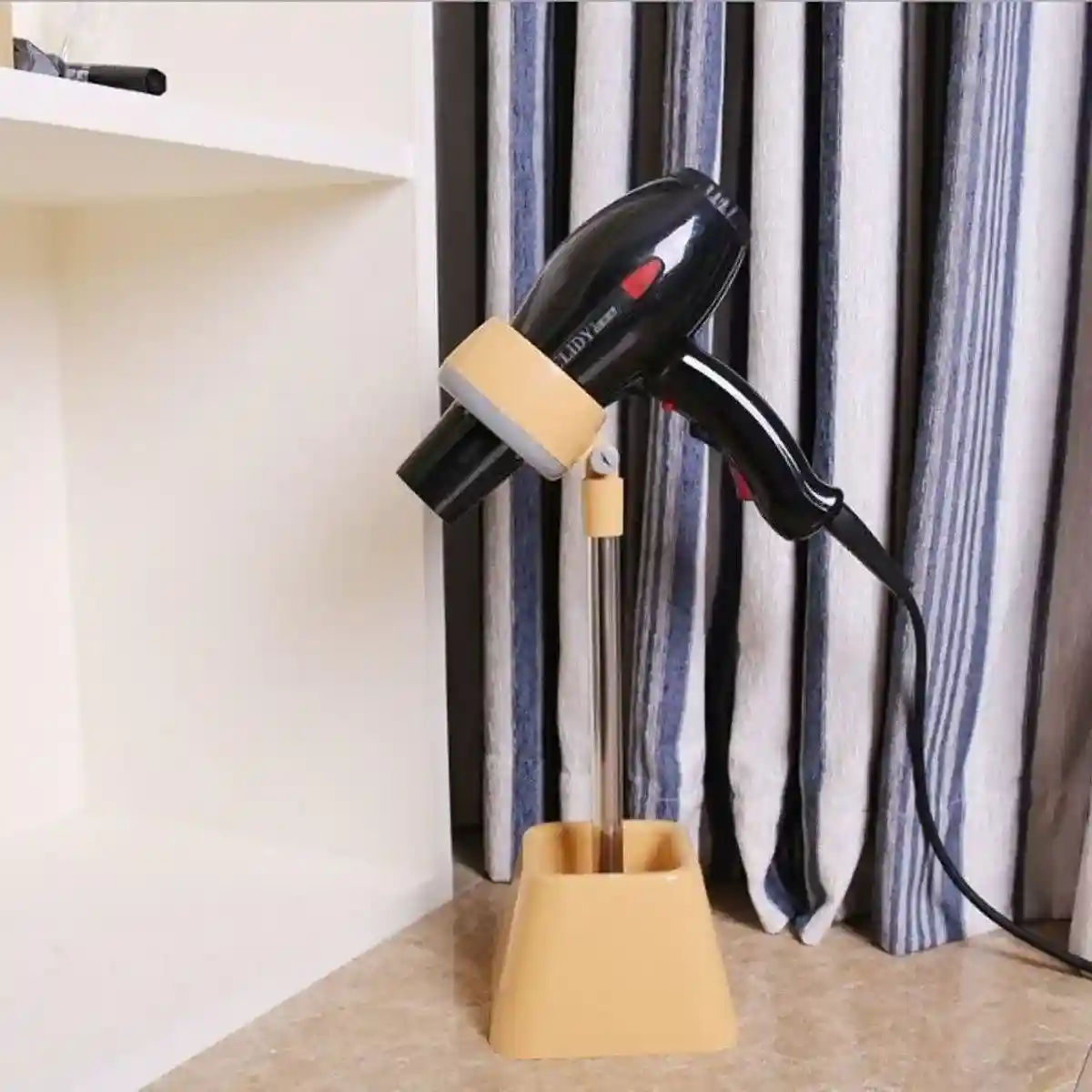 Pet Hair Dryer Holder Hands Free Dog Drying Rack Adjustable Grooming Bath Stand - Image 13