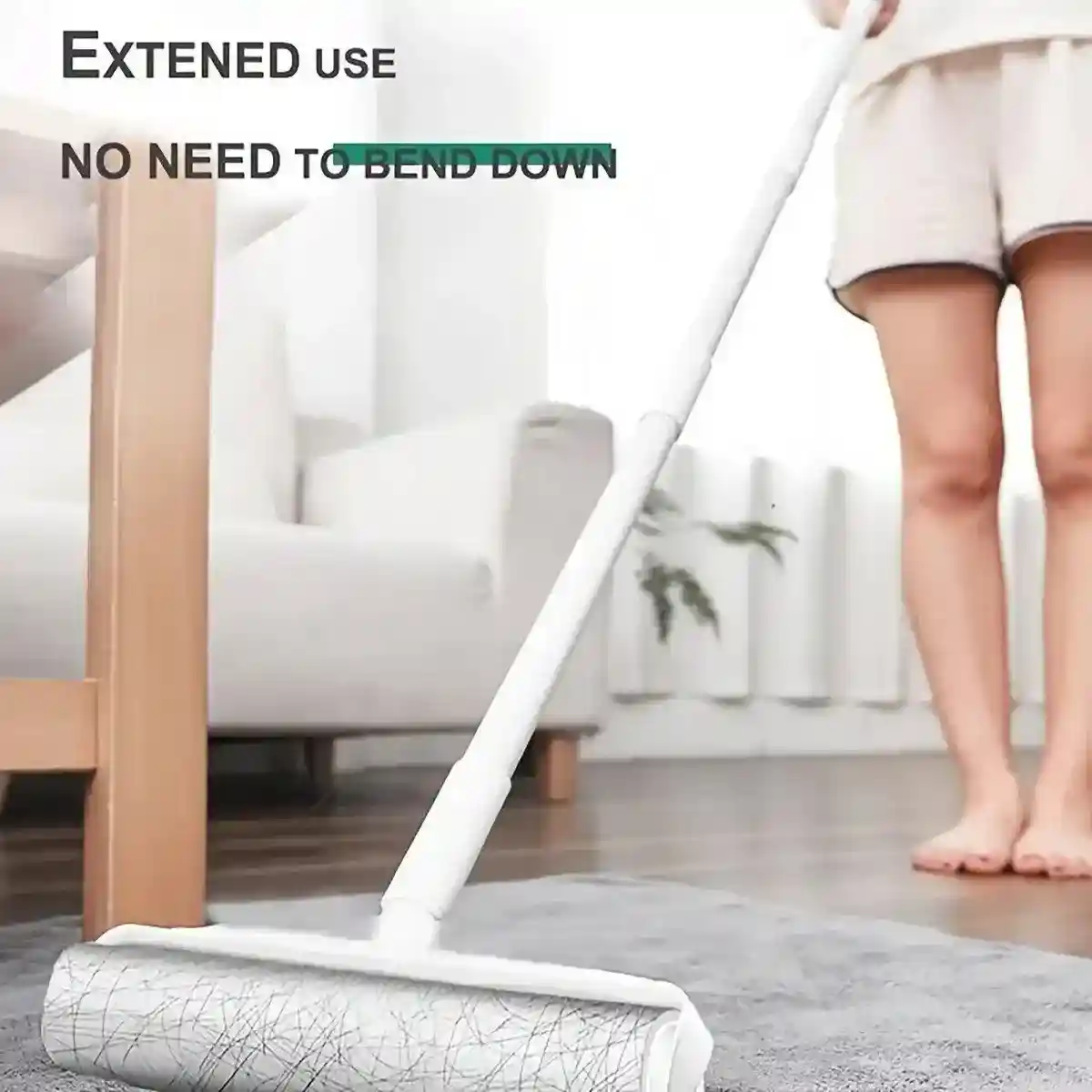 Pet Hair Roller with Retractable Handle for Efficient Pet Hair Removal - Image 11