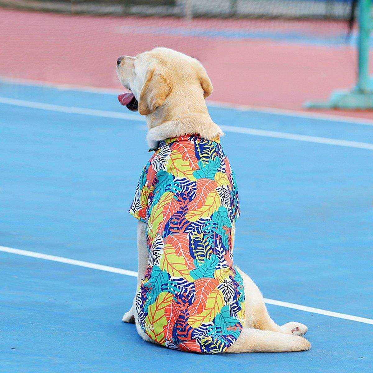 Pet Clothes Cat Dog Spring Summer Dog Hawaiian Shirt - Image 5