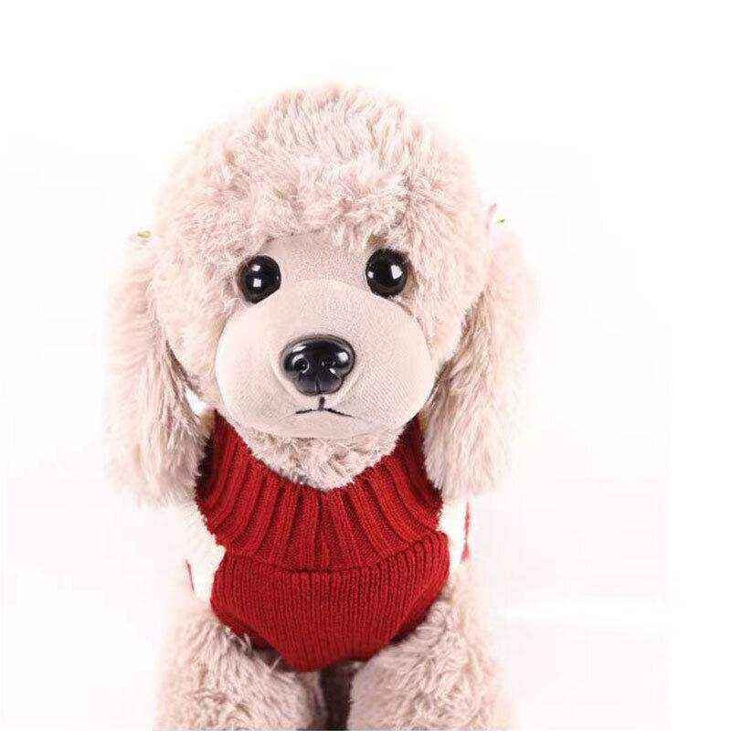 Pet Jumper Sweater Knitwear Red Pinstripes - Image 5