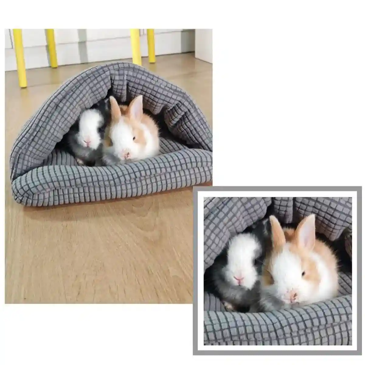 Pet Kennel Sleeping Bag Semi Enclosed Bed for Small Animals Cats and Puppies - Image 11