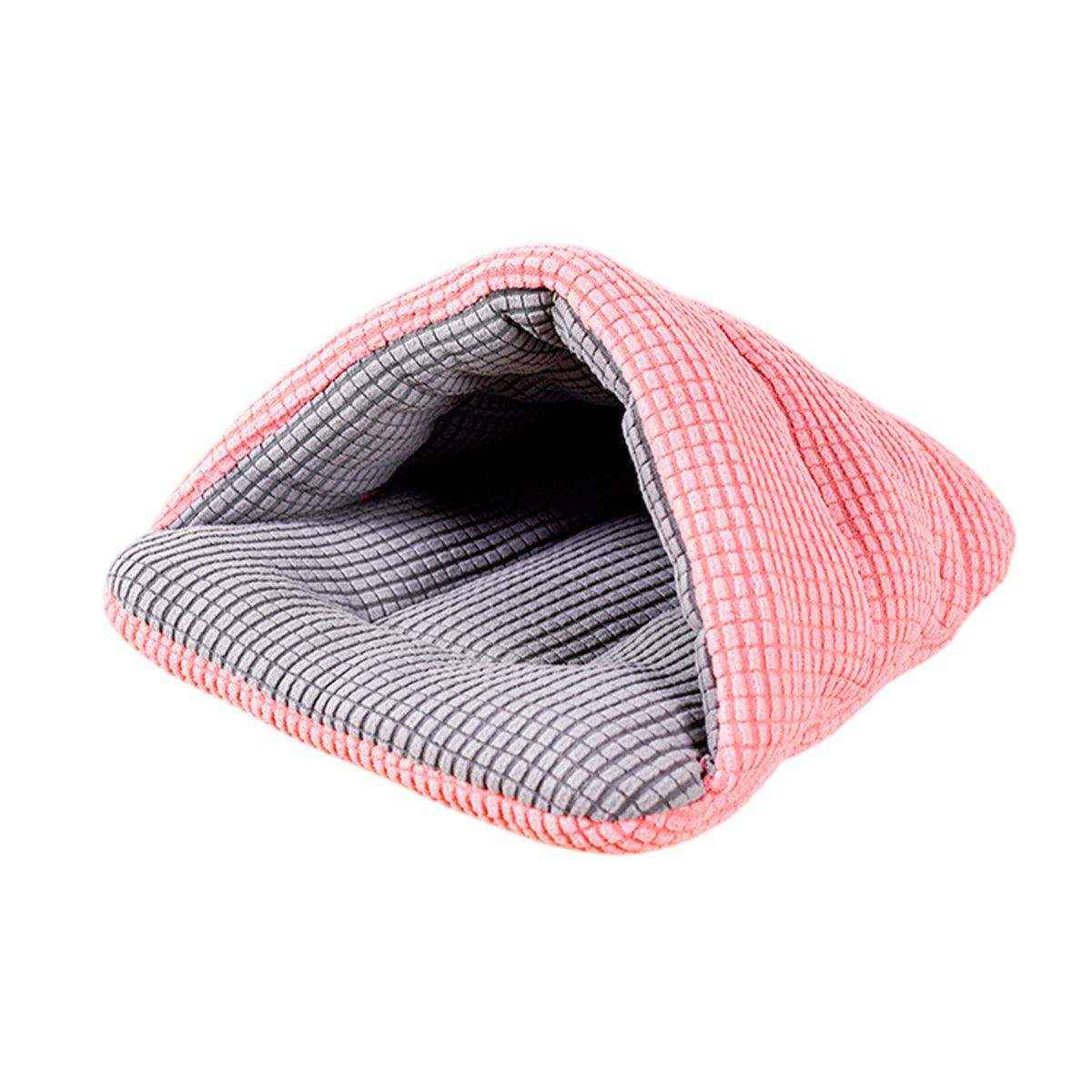 Pet Kennel Sleeping Bag Semi Enclosed Bed for Small Animals Cats and Puppies - Image 18