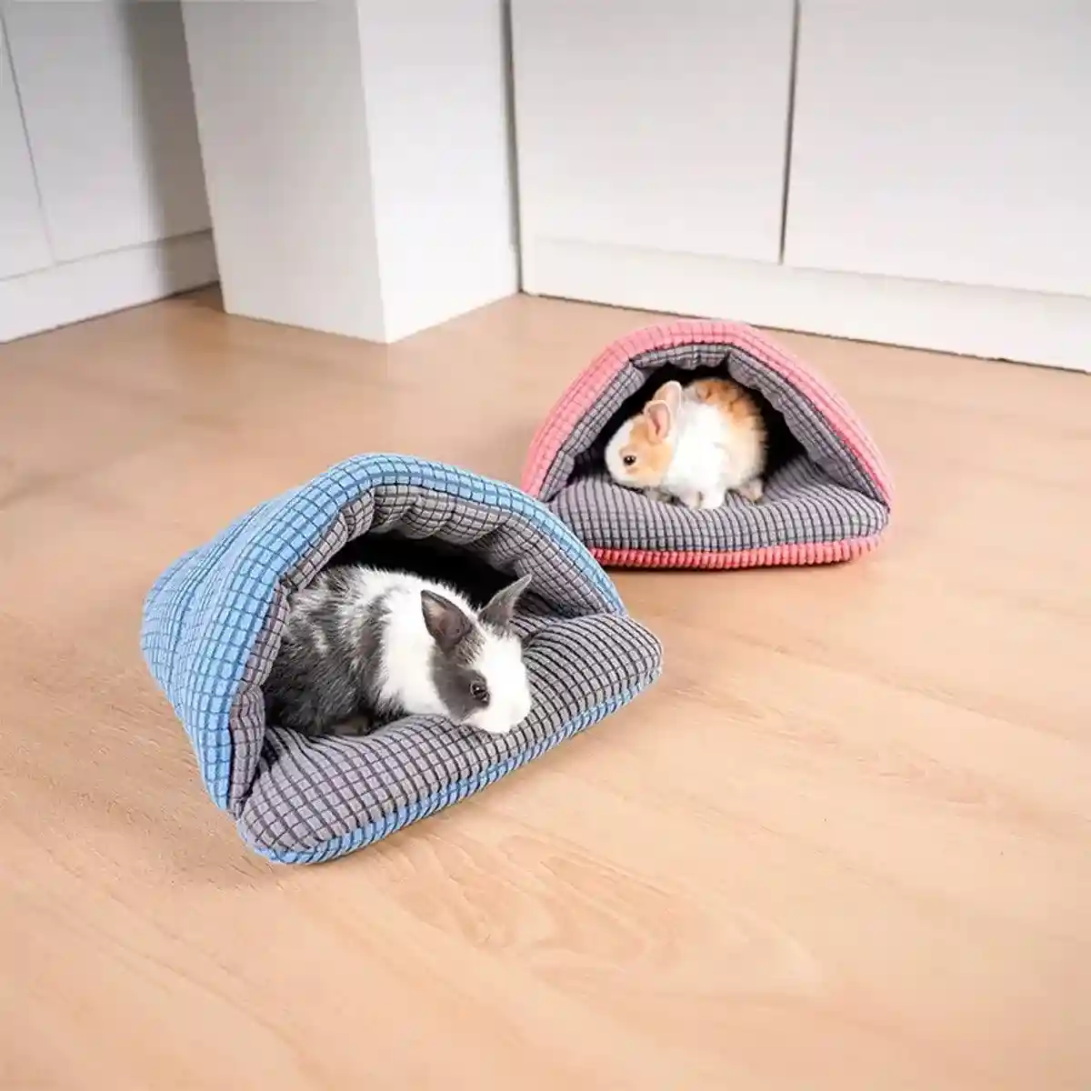 Pet Kennel Sleeping Bag Semi Enclosed Bed for Small Animals Cats and Puppies - Image 4