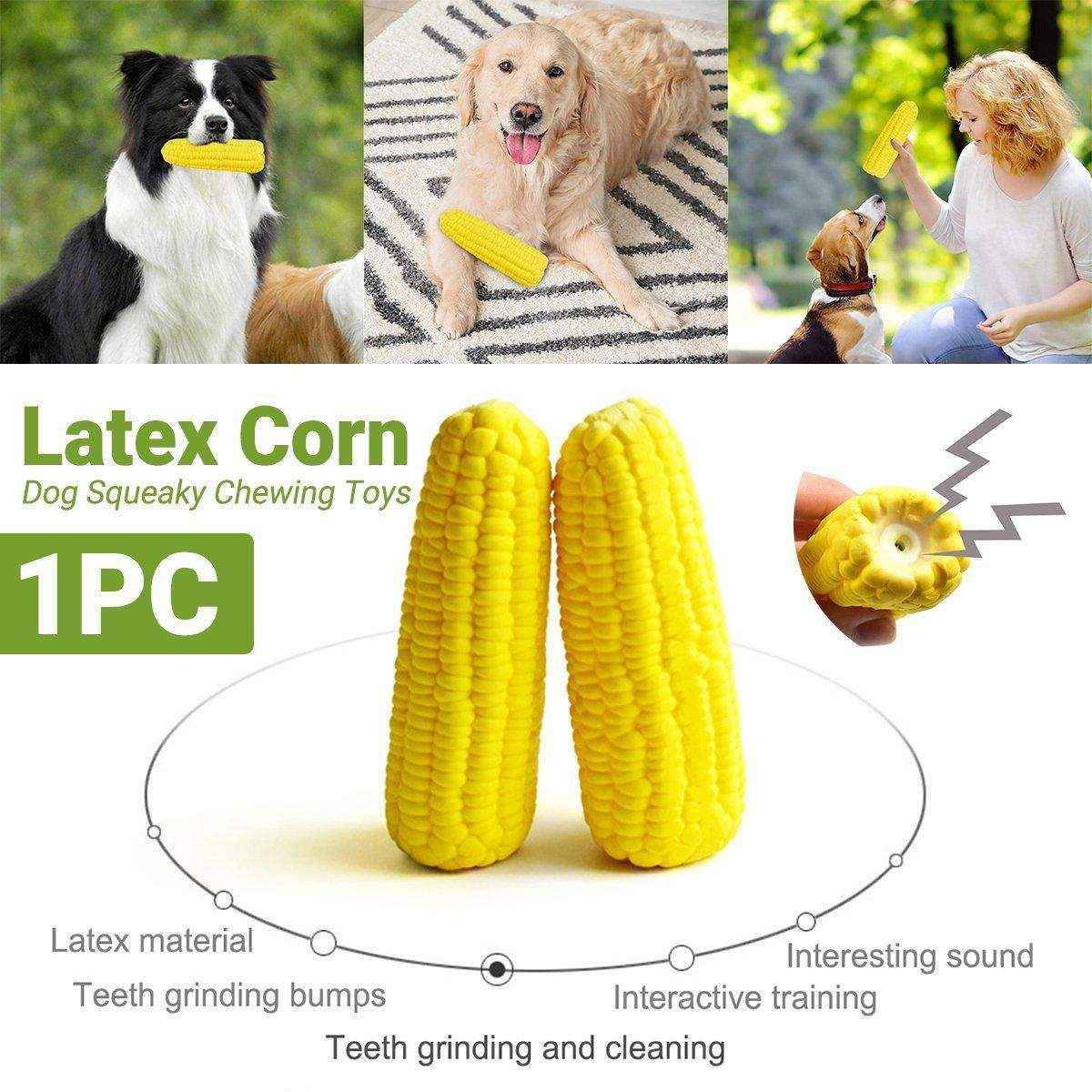 Pet Latex Toys Corn Bite Resistant Molars Dog Toys - Image 2