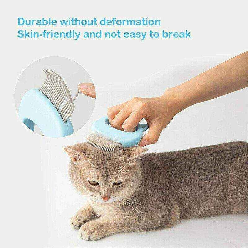 1-3xRelaxing Cat Comb Massager Pet Grooming Brush Dog Hair Removal - Image 3