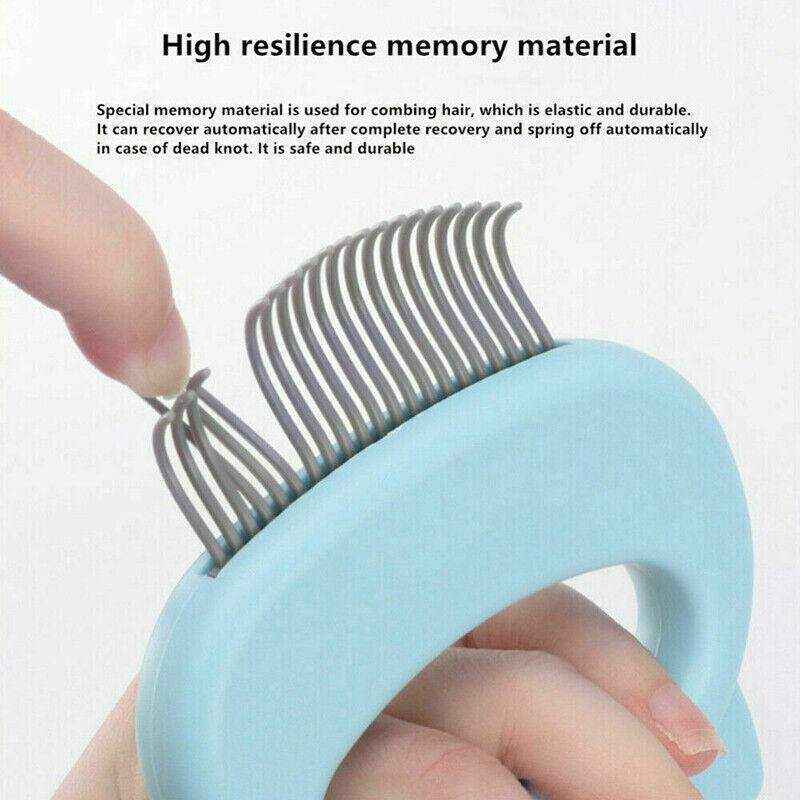 1-3xRelaxing Cat Comb Massager Pet Grooming Brush Dog Hair Removal - Image 4
