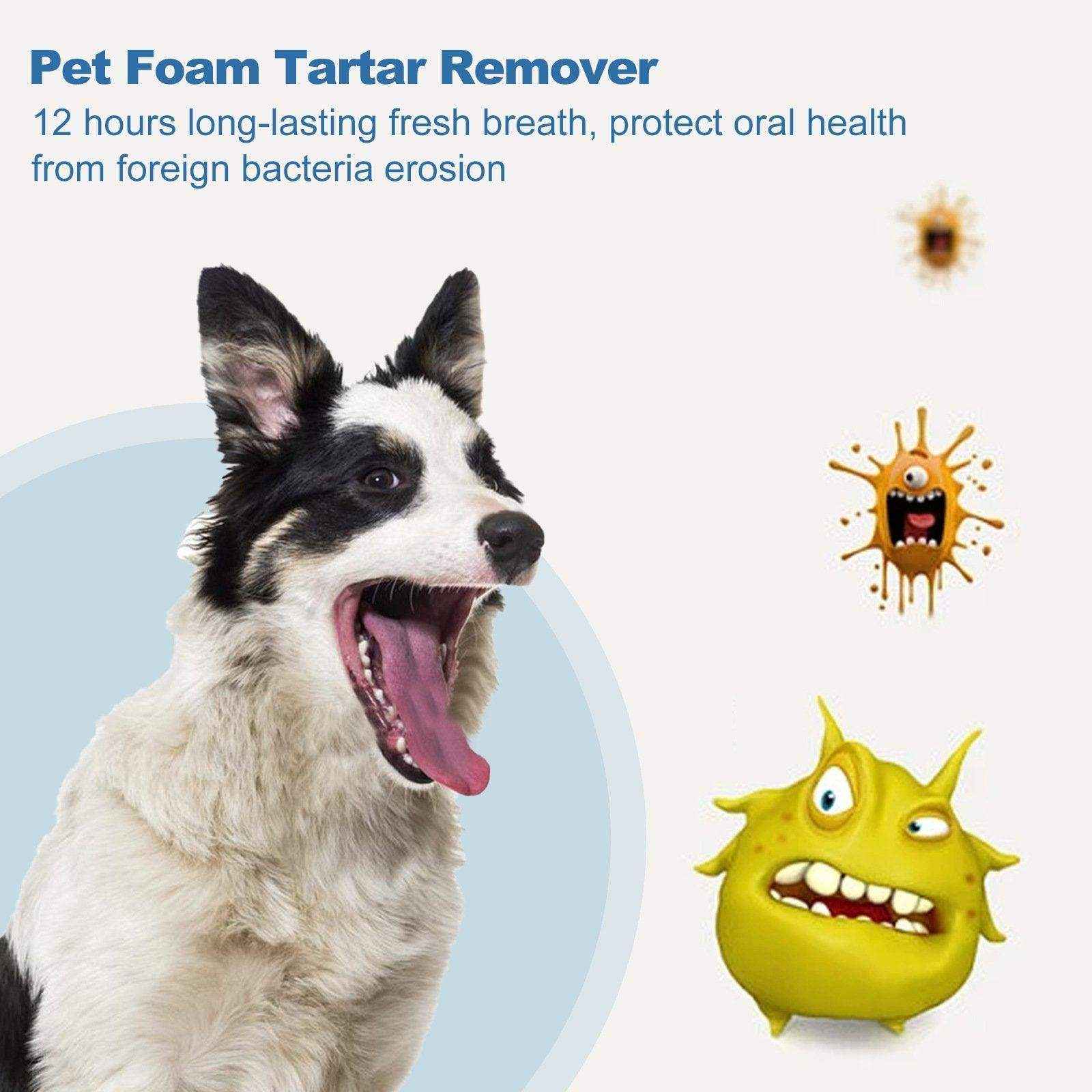 Pet Oral Foam Gentle Tartar Remover for Dogs & Fresh Breath Dental Care - Image 7