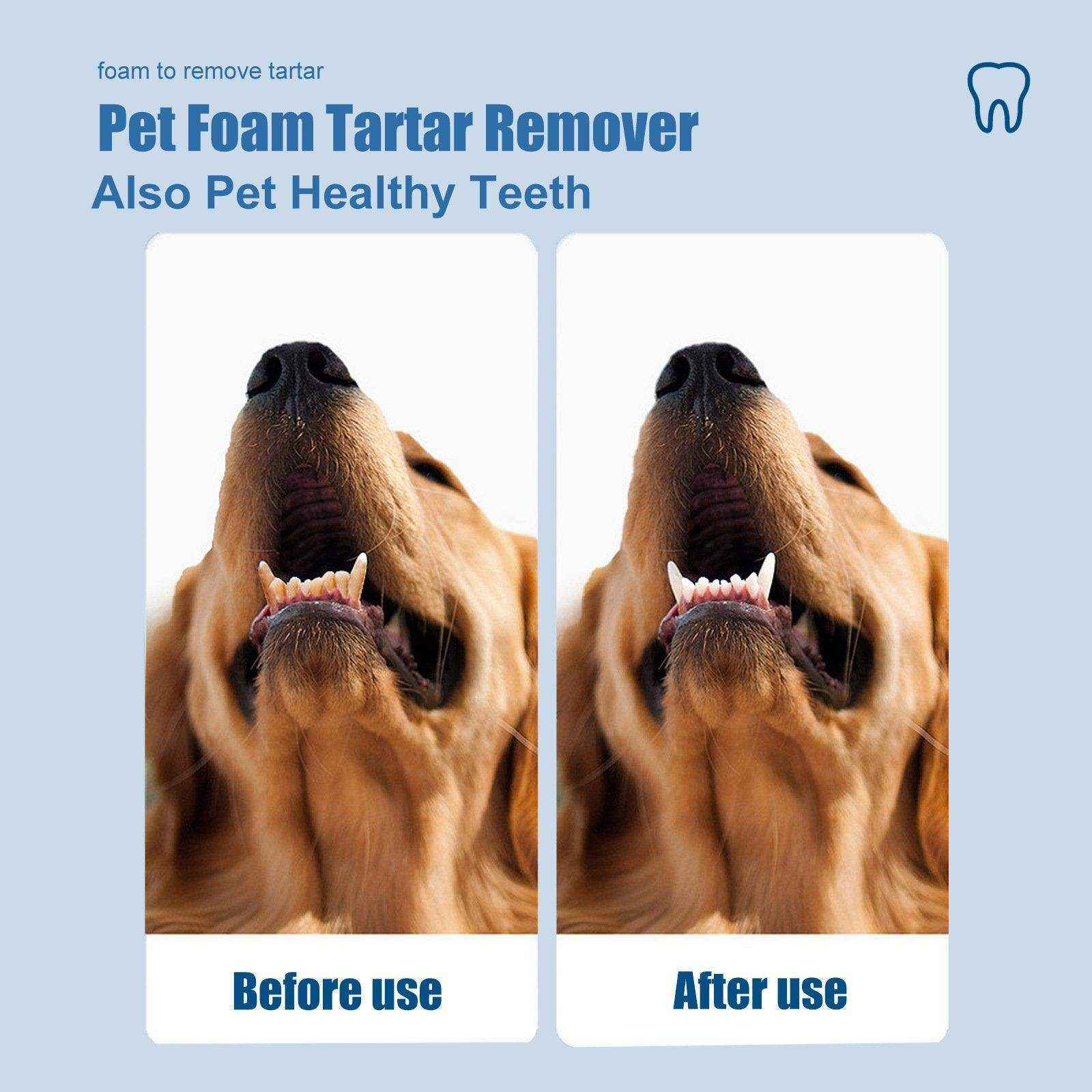 Pet Oral Foam Gentle Tartar Remover for Dogs & Fresh Breath Dental Care - Image 8