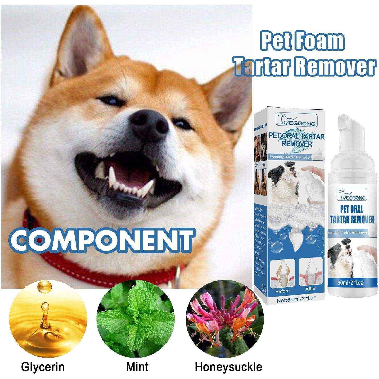 Pet Oral Foam Gentle Tartar Remover for Dogs & Fresh Breath Dental Care - Image 9