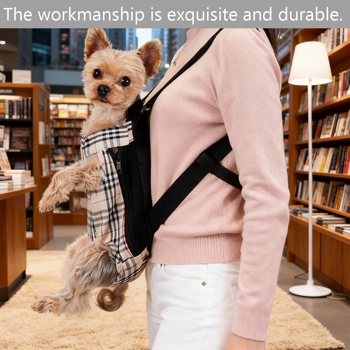 Pet Outdoor Backpack Breathable Anti Scratch for Cats Dogs Travel Hiking Use - Image 9