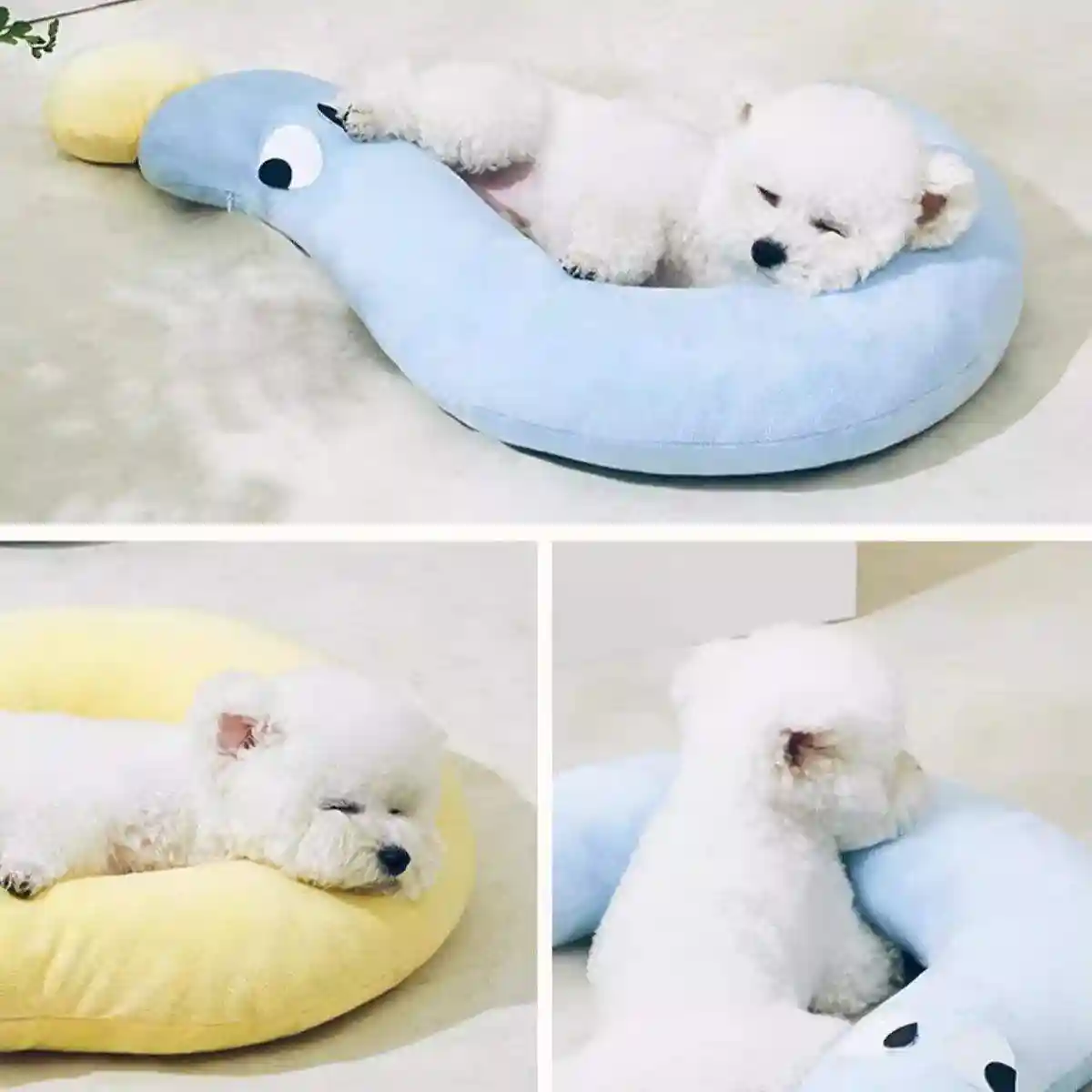 Pet Pillow Dog Cat Sleeping Moon Pillow Small Dog Plush Pillow - Image 5