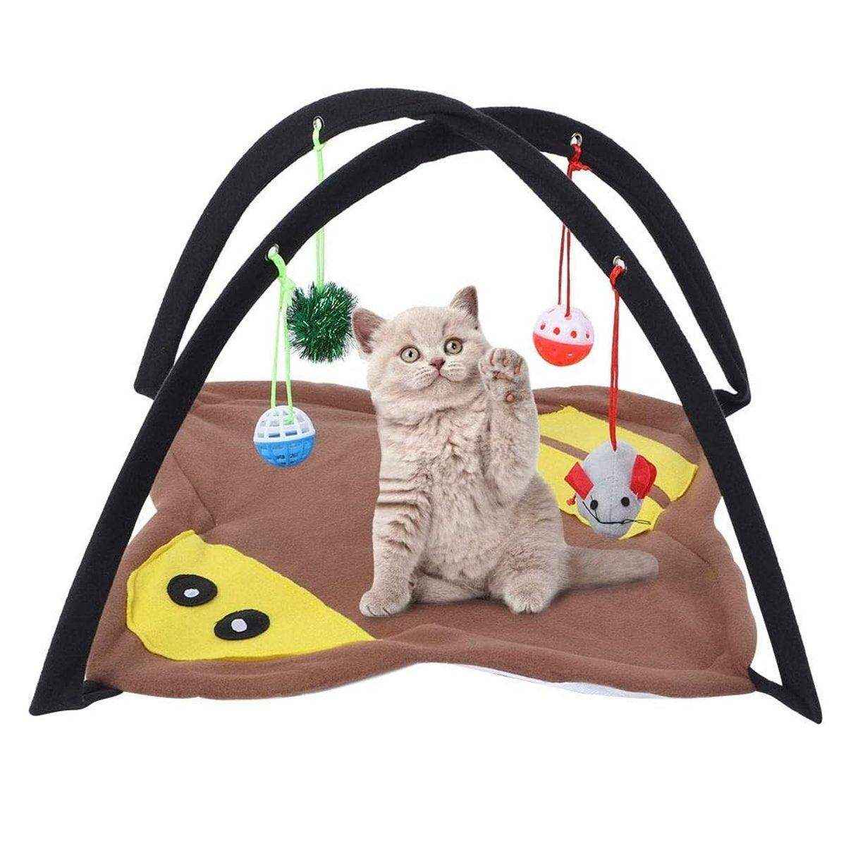 Pet Hammock Cat Breathable Fun Bell Toy Bed Cat Tent - Image 14