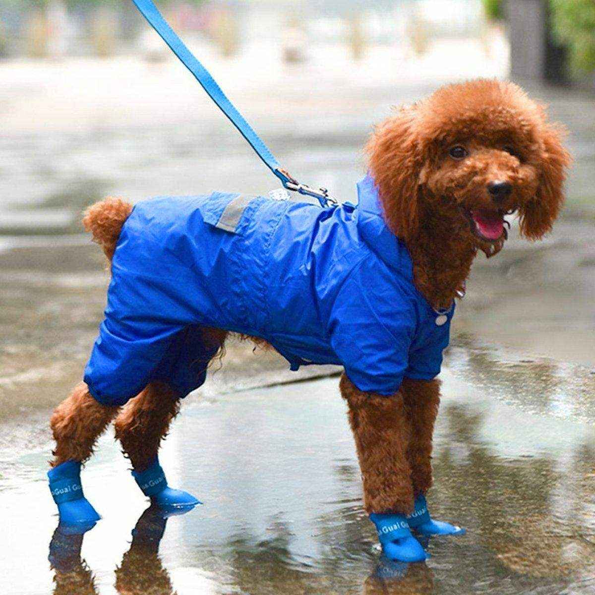 Cartoon Boots Pet Rain Boots Waterproof Non-slip Wear-resistant Dog Shoes - Image 10