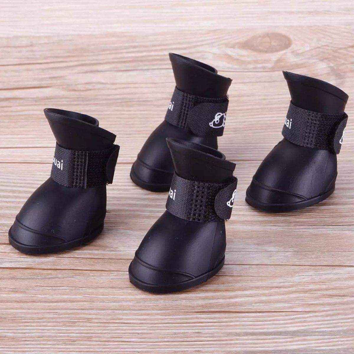 Cartoon Boots Pet Rain Boots Waterproof Non-slip Wear-resistant Dog Shoes - Image 12