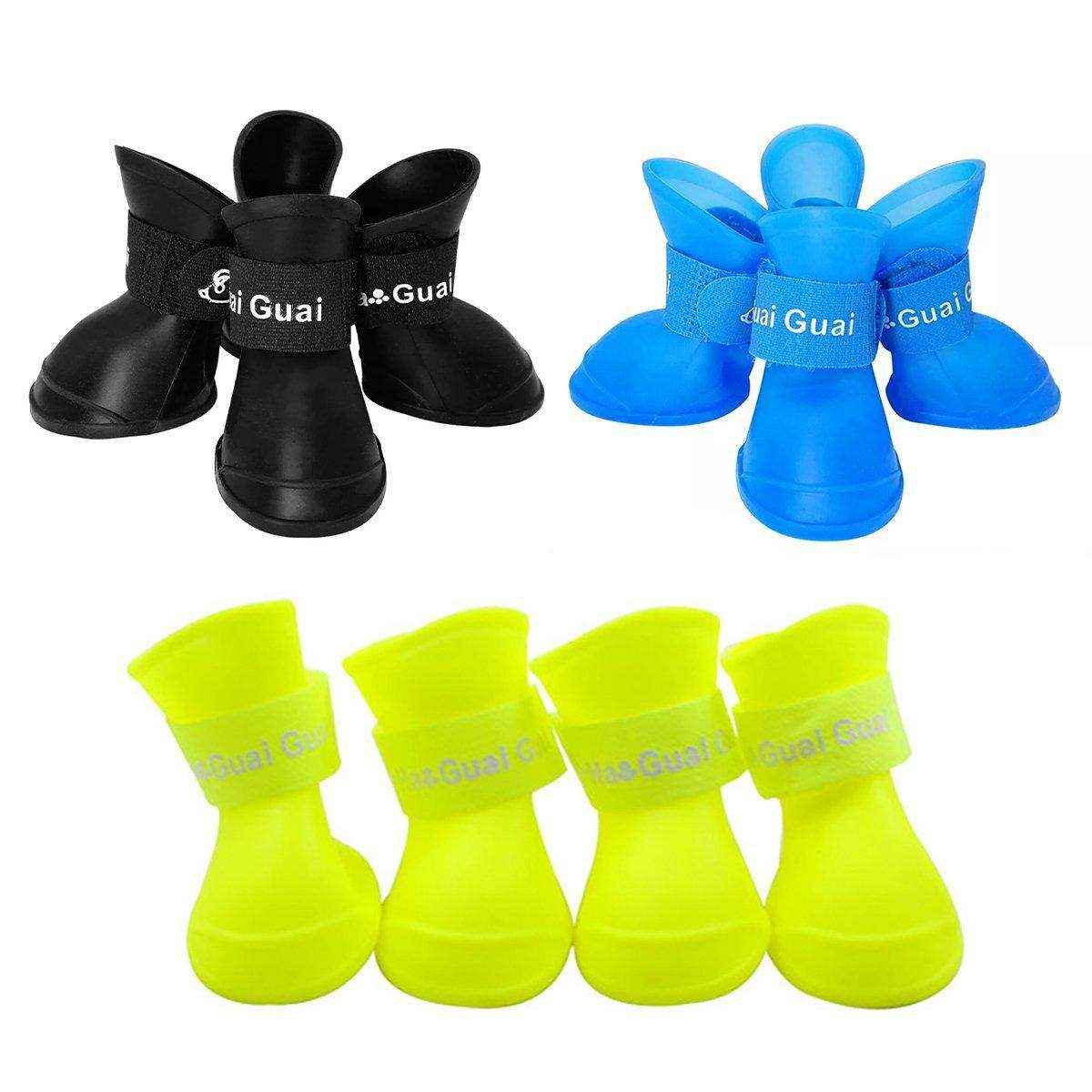 Cartoon Boots Pet Rain Boots Waterproof Non-slip Wear-resistant Dog Shoes - Image 3