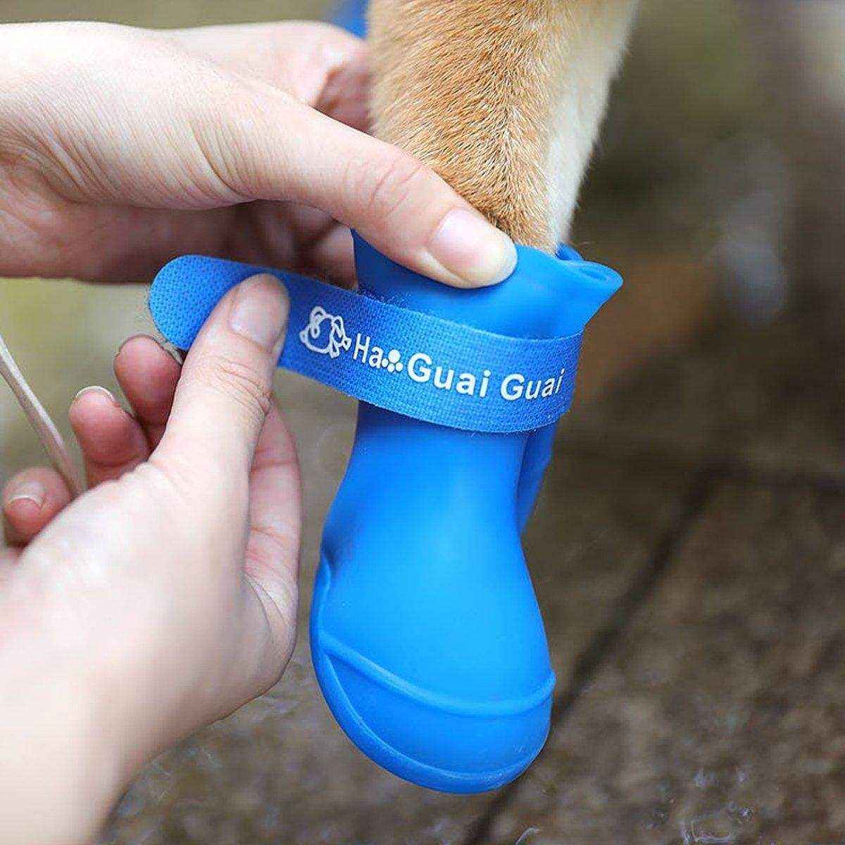Cartoon Boots Pet Rain Boots Waterproof Non-slip Wear-resistant Dog Shoes - Image 6