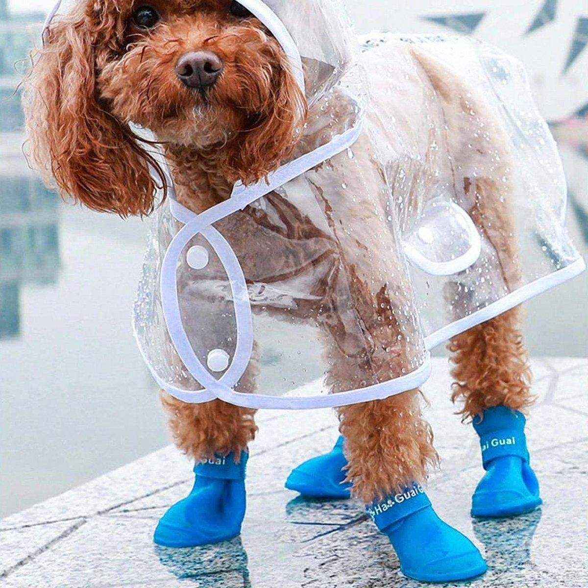 Cartoon Boots Pet Rain Boots Waterproof Non-slip Wear-resistant Dog Shoes - Image 7