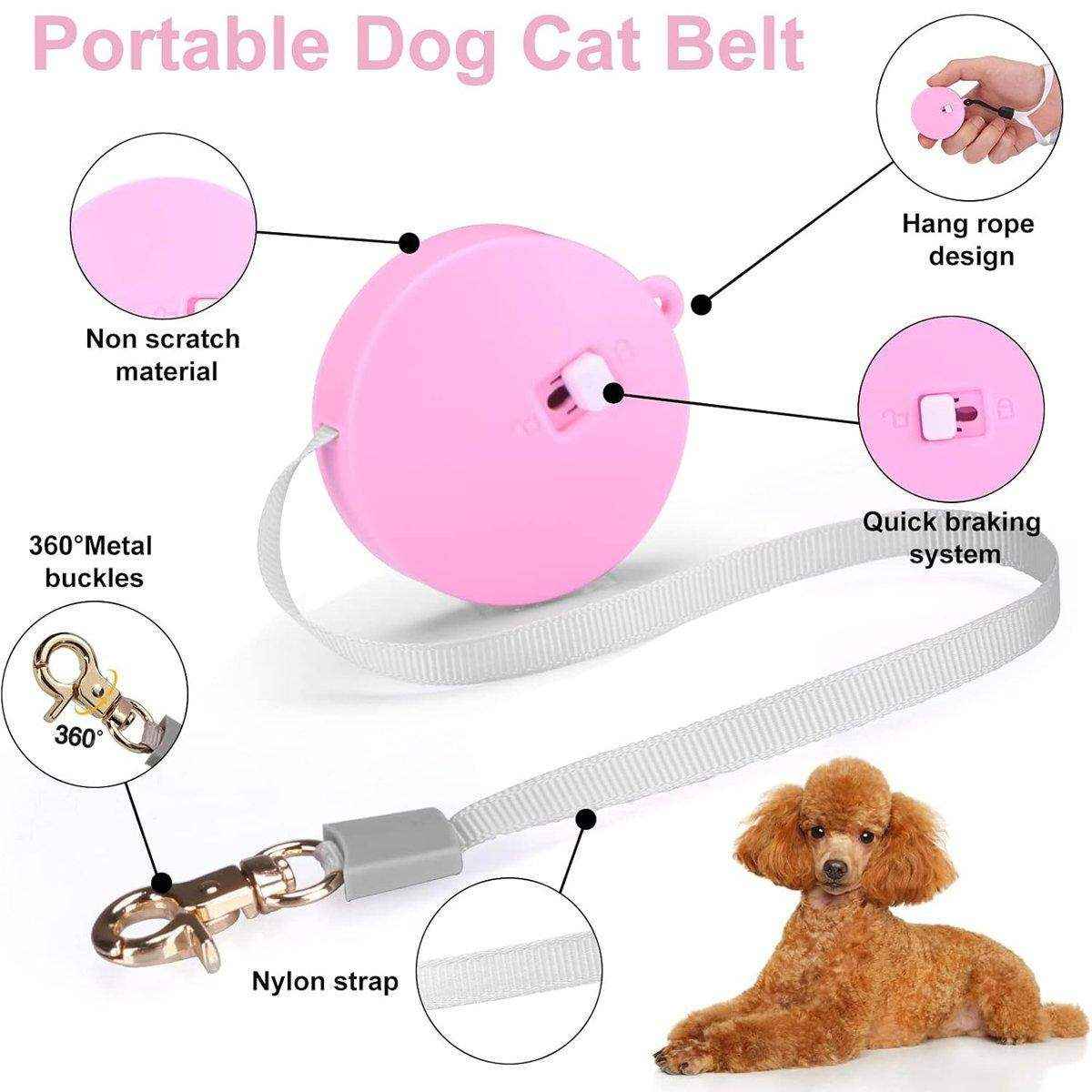 Pet Retractable Traction Rope Durable Dog Leash with 360° Buckle Easy Control - Image 8