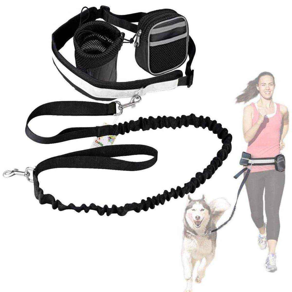 Pet Running Sports Traction Suit Belt Waist Pack Multi-color Reflective Traction Rope Collar Plus Belt - Image 3